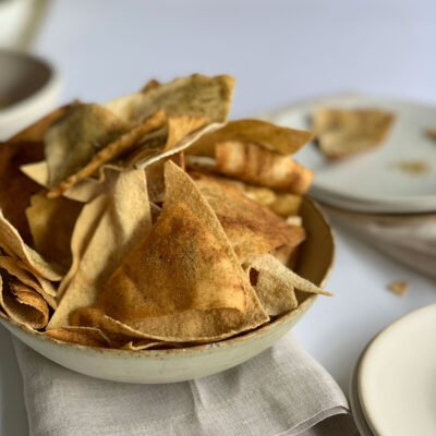 Crostinis de Pita com Zaatar