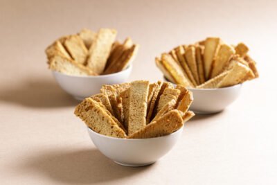 Alternative view of Toasts de Focaccia