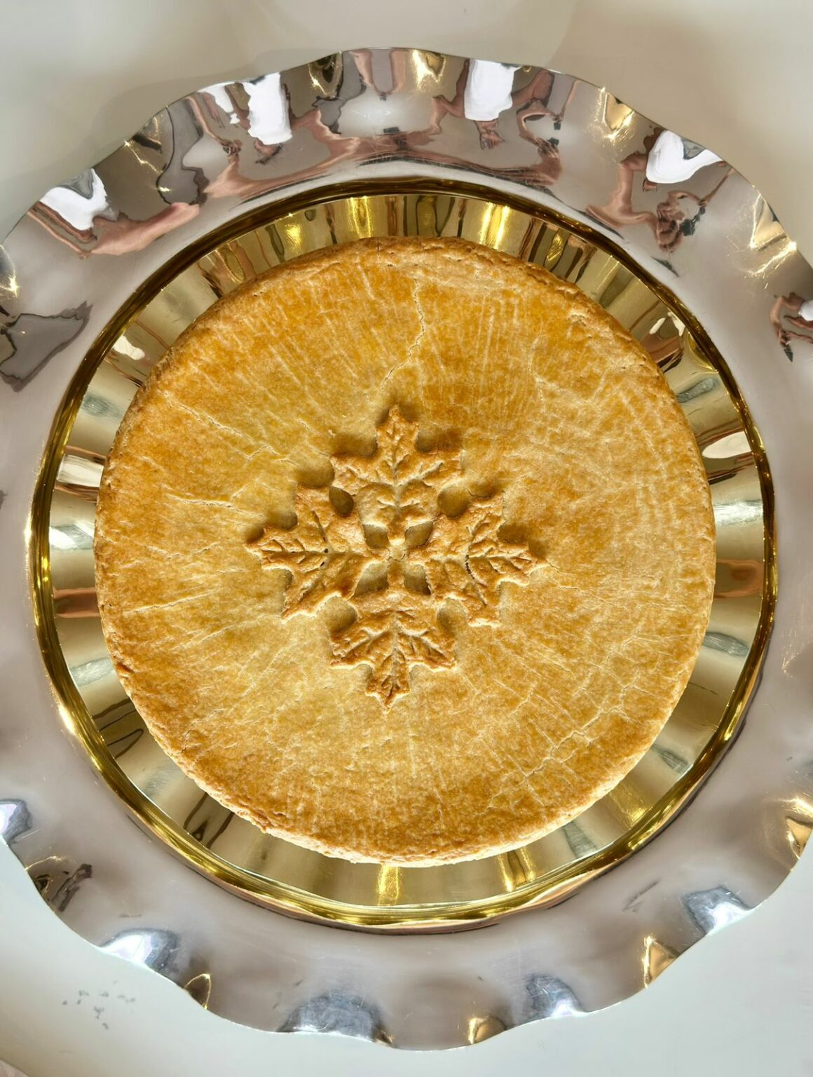 Pot Pie de camarão