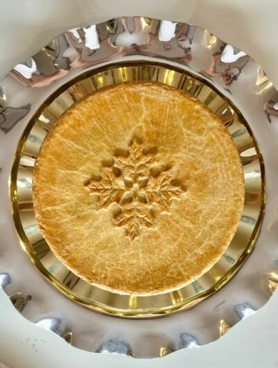 Pot Pie de camarão