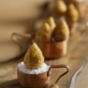 Mini Coxinha de mandioquinha e frango (Para fritar em casa)