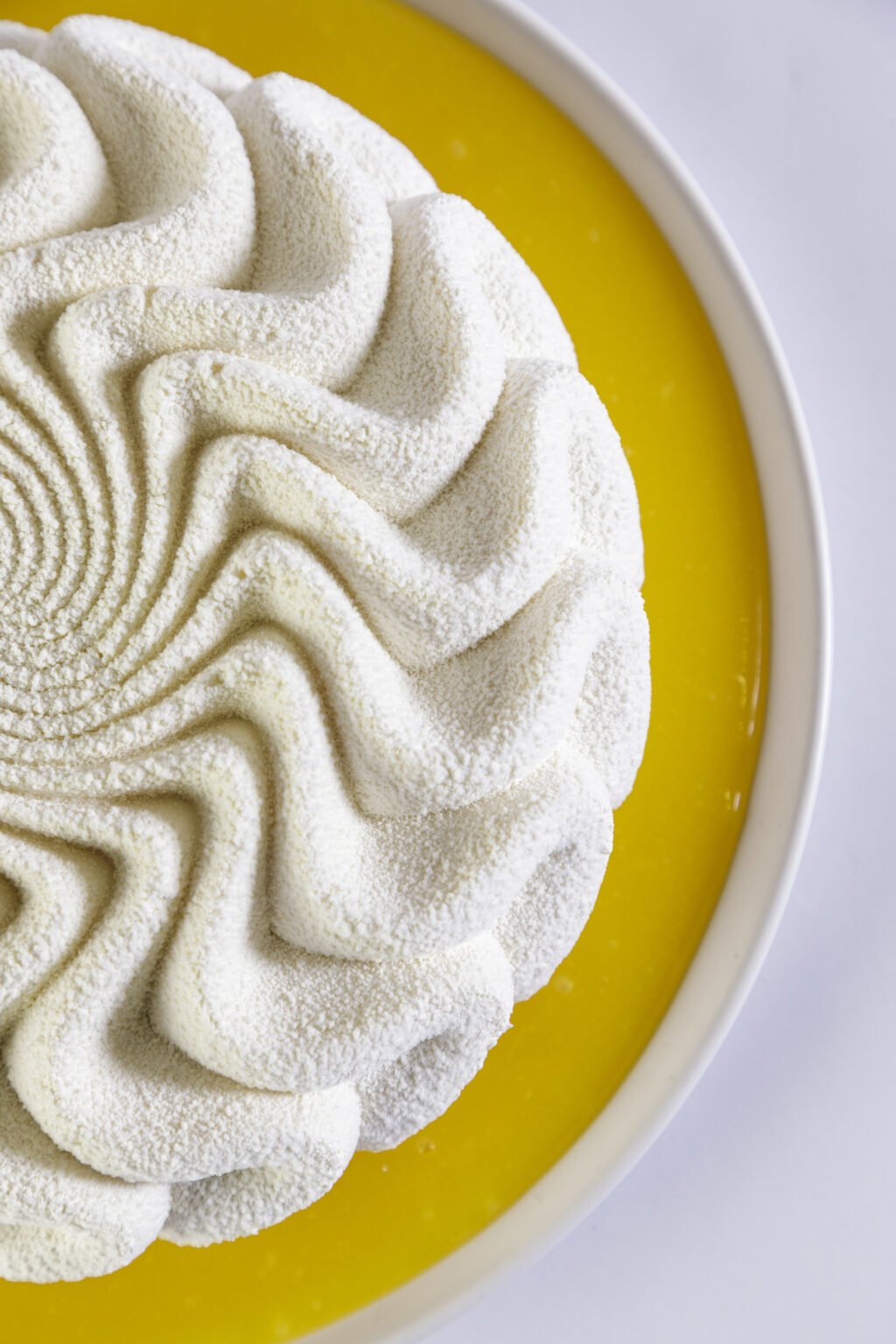 Mousse de coco fresco com baba de moça