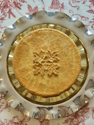 Alternative view of Pot Pie de camarão