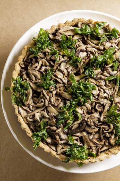 Quiche de cogumelos
