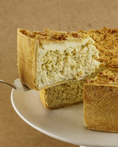 Alternative view of Torta de palmito cremoso