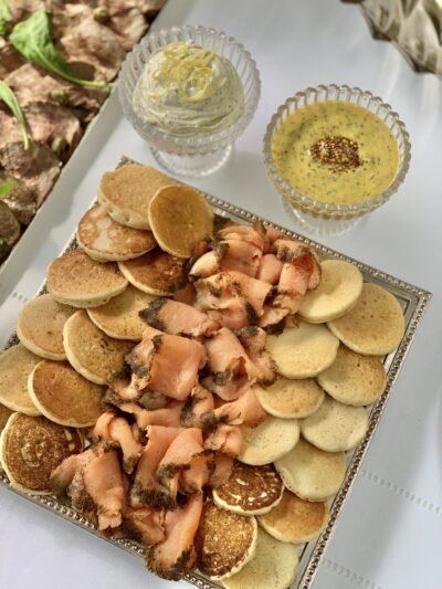 Salmão Gravad lax & Blinis