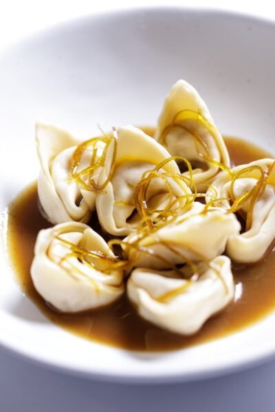 Tortelli de Pato ao Jus de Laranja